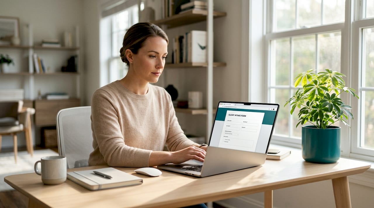 Send Intake Form Before Appointment: Client Guide